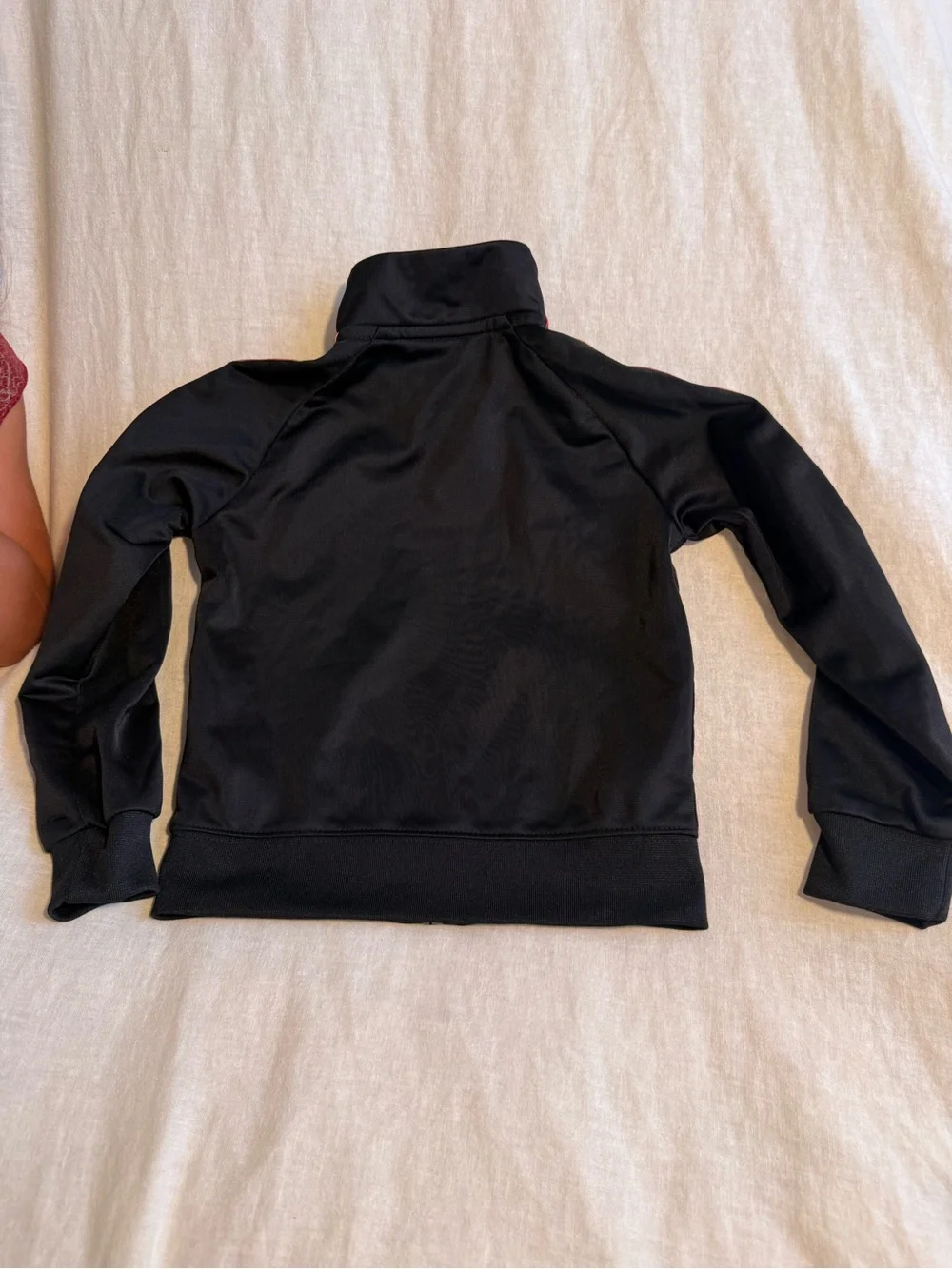 Nike Black Track Jacket with Red and Yellow Logo Tape